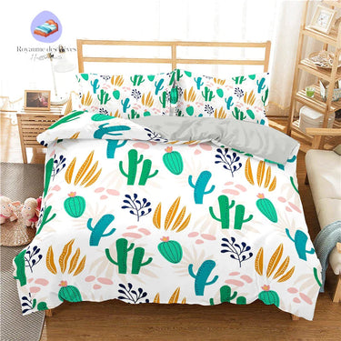 Housse de Couette Cactus 1 Personne